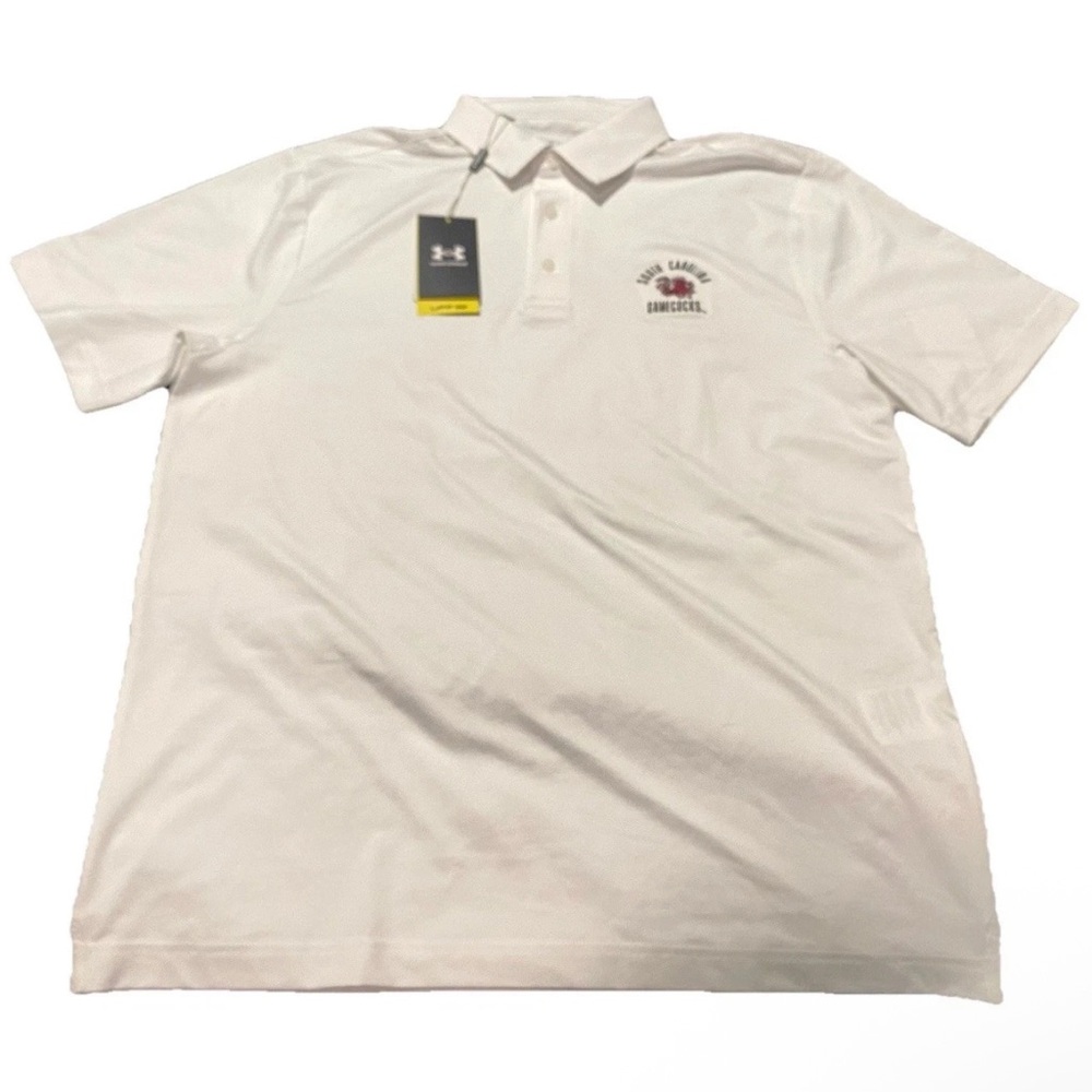 Under Armour Men's Classic White Polo